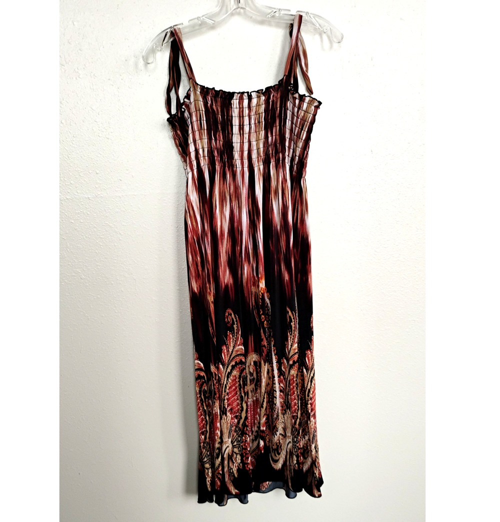 Vintage Win Win Fashion Sun Dress ~ Size L